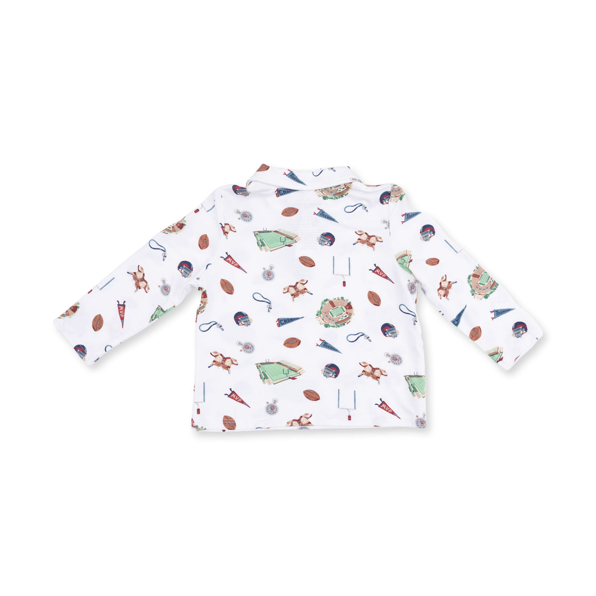 Vintage Football - Polo Long Sleeve Shirt