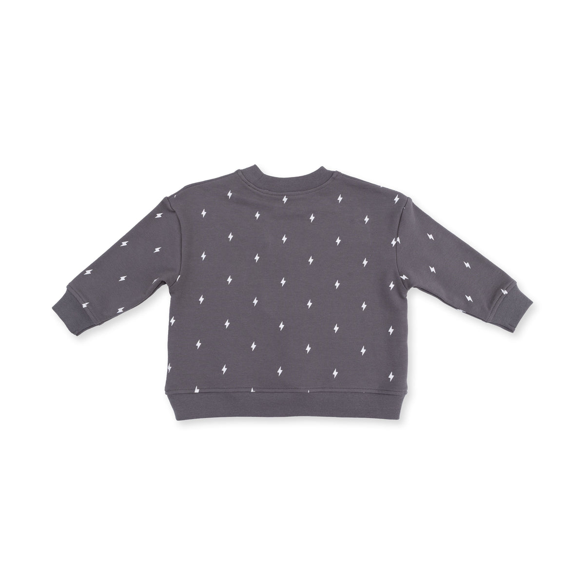 Lightning Bolt French Terry - Drop Sleeve Sweatshirt