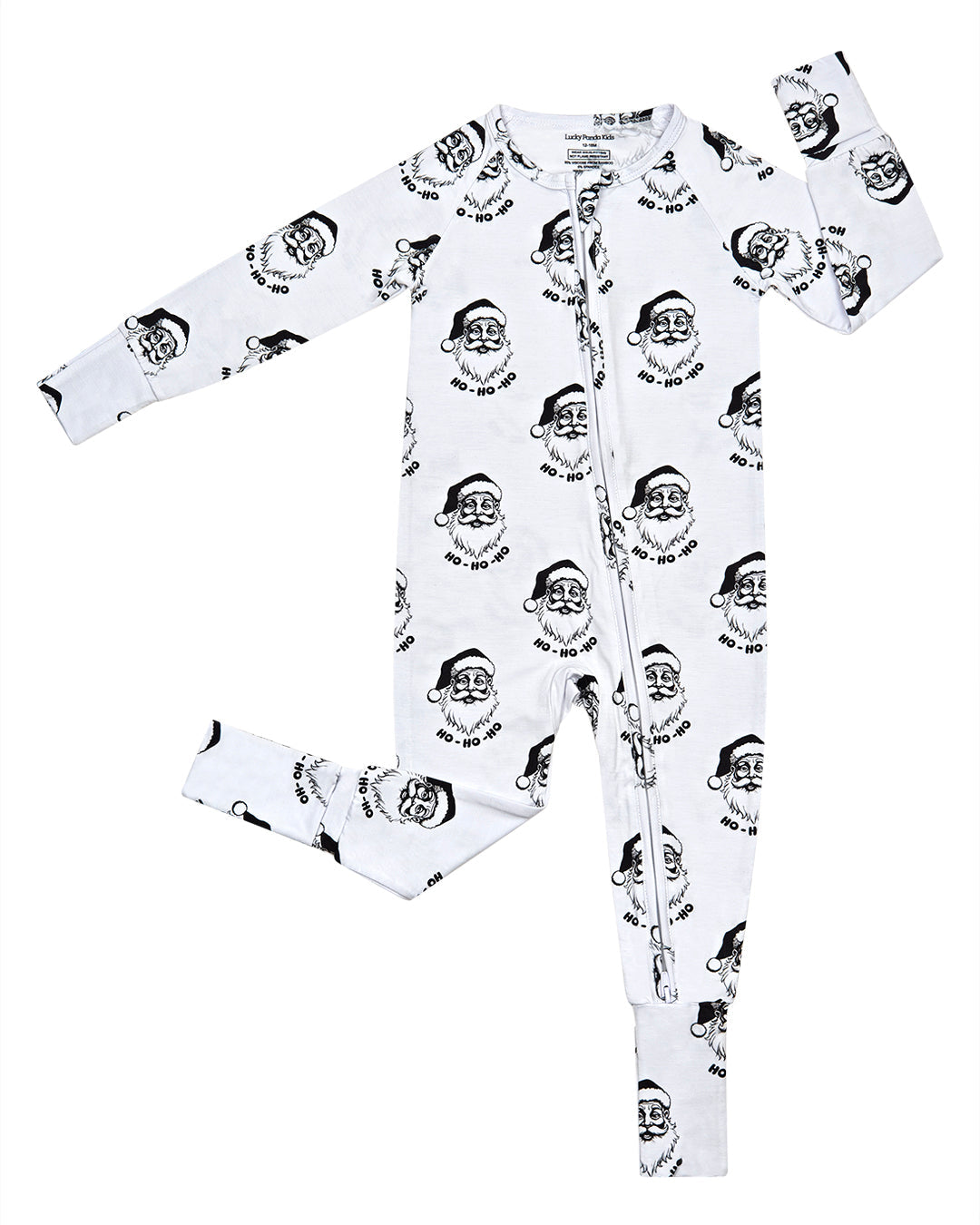 Bamboo Zip Romper | Cool Santa