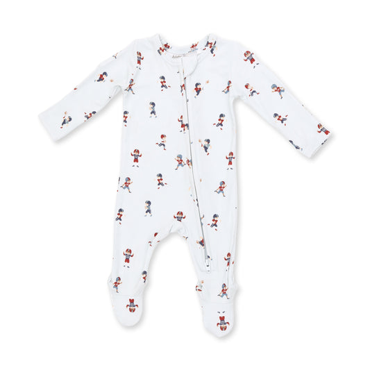 Tiny Footballers - 2 Way Zipper Footie