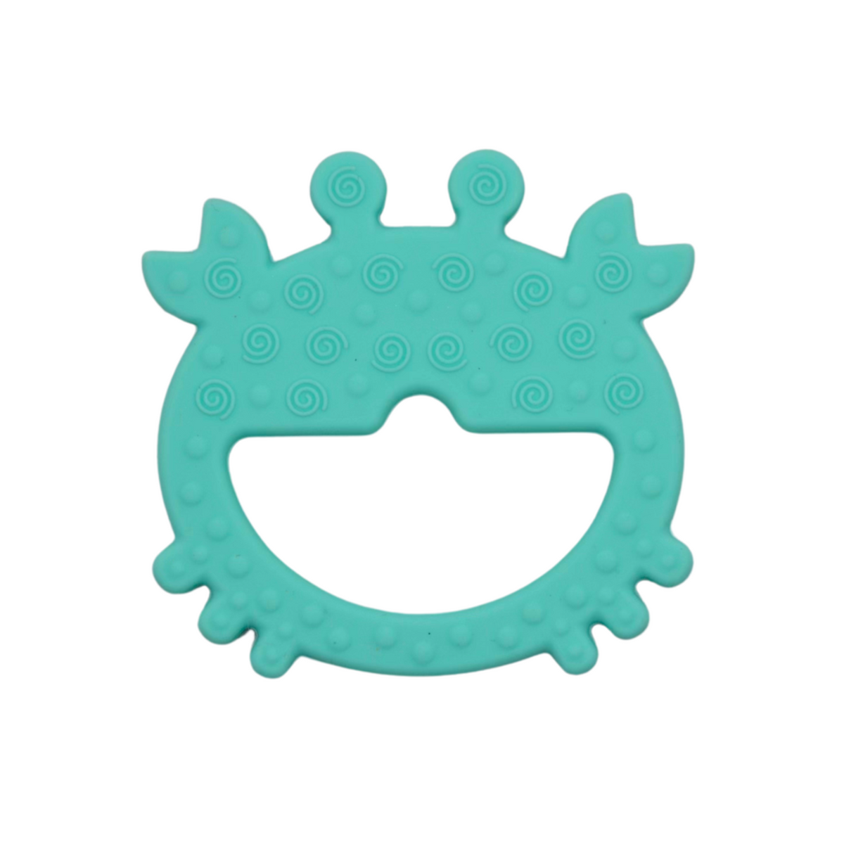 Crab Teether Set // Teal