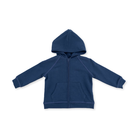 Solid Insignia Blue - Zip Hoodie